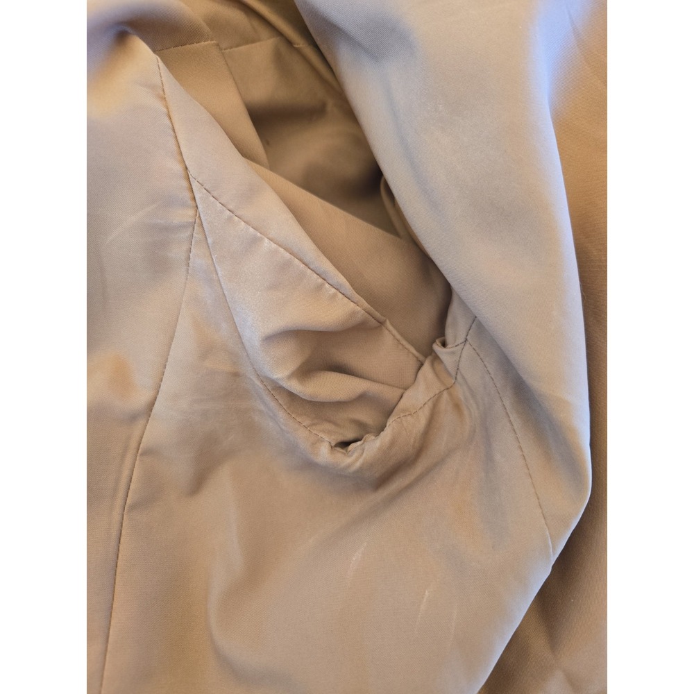 LL Bean Ladies Blazer Camel Wool/Angora Blend Two-Button Collegiate Med Reg - Picture 14 of 15